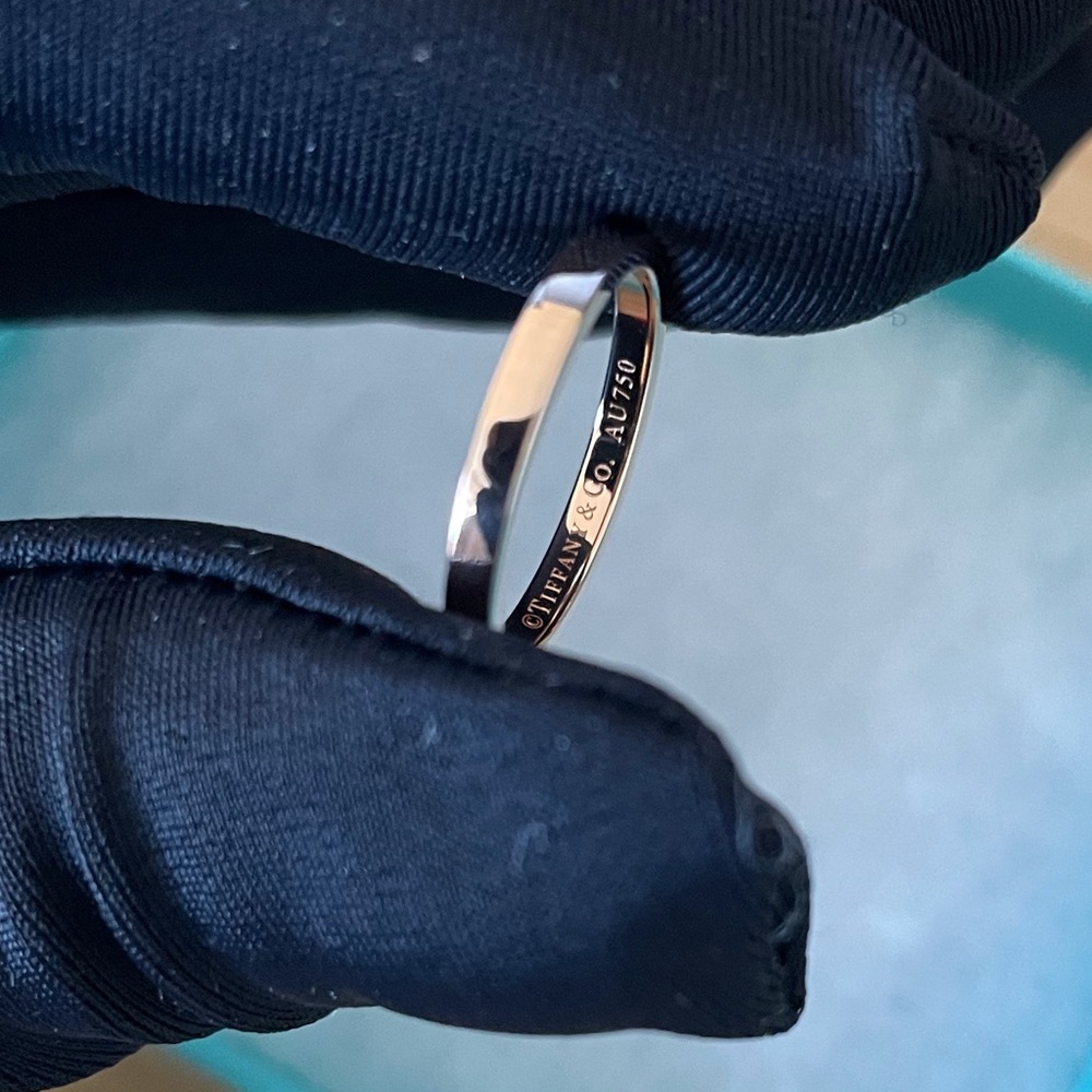 Tiffany & Co. Novo Rose Gold diamond band size 4 - Picture 4 of 7
